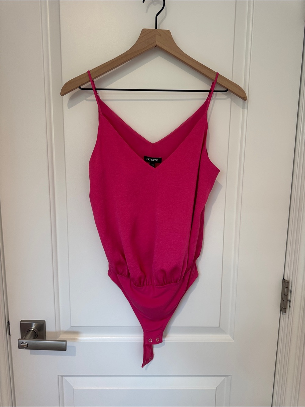Express Hot Pink One-Piece Bodysuit